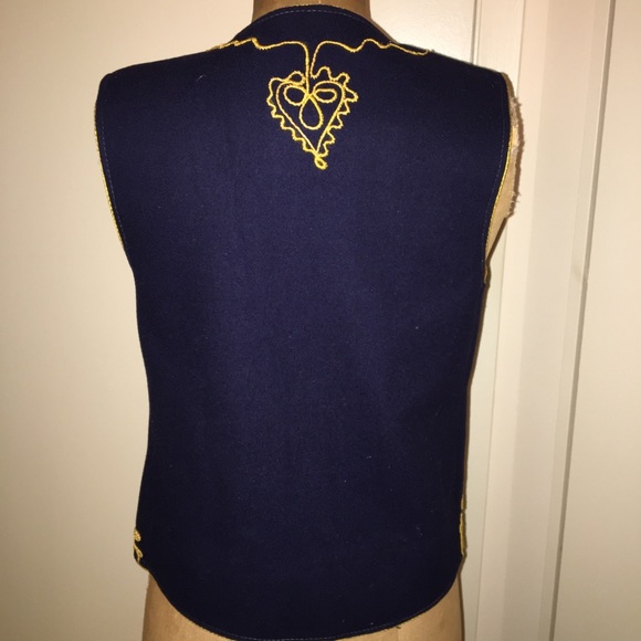 Vintage 1970’s Turkish Hand Embroidered Soutache Vest - Picture 9 of 15